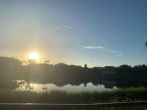 sunrise at hotel disney day