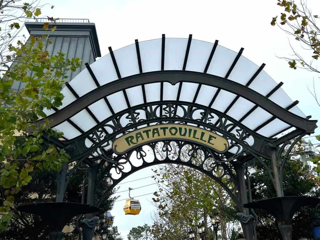 ratatouille entrance at epcot