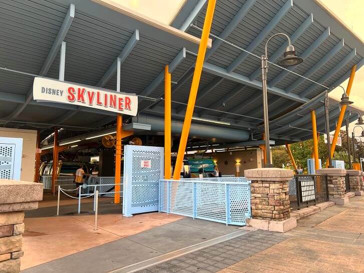 disney skyliner station at pop century