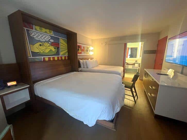murphy bed down at pop century