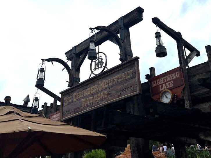 big thunder mountain railroad at magic kingdom