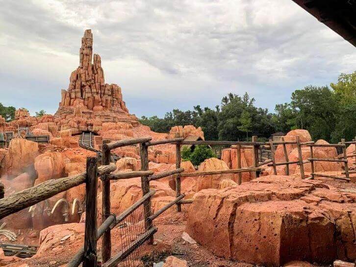 big thunder mountain roller coaster at magic kingdom