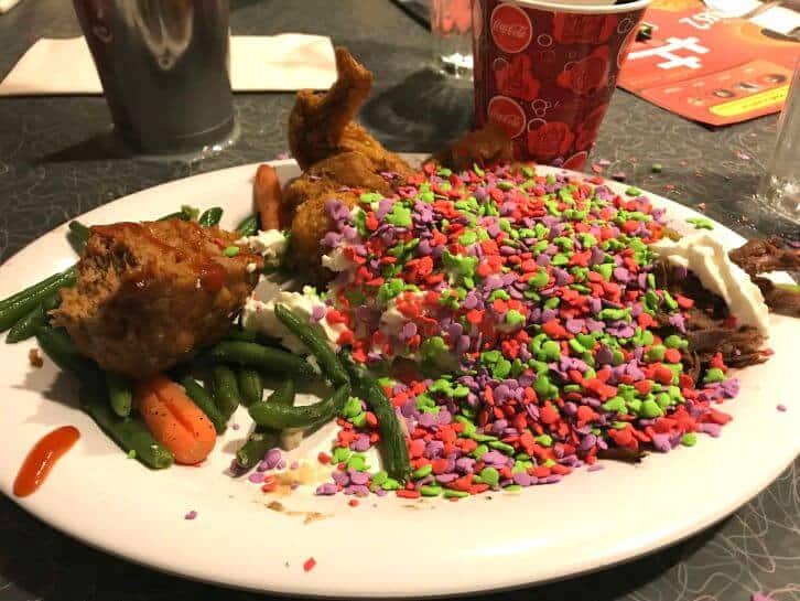 dinner at 50s primetime cafe